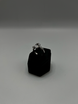 Handmade 18Kt White Gold Oval Diamond Ring with Baguette Accents by Gianni Sechini – Lab-Grown Brilliance