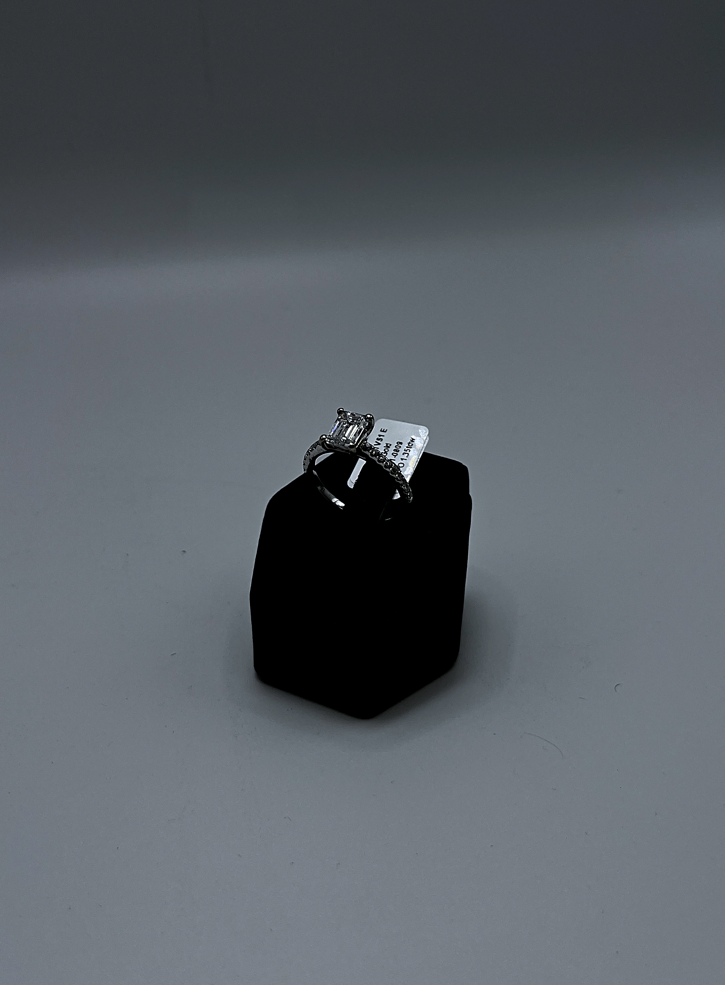 Handmade 14Kt White Gold Lab-Grown Diamond Halo Ring by Gianni Sechini – 1.70 CT E/VS1 Lab Diamonds