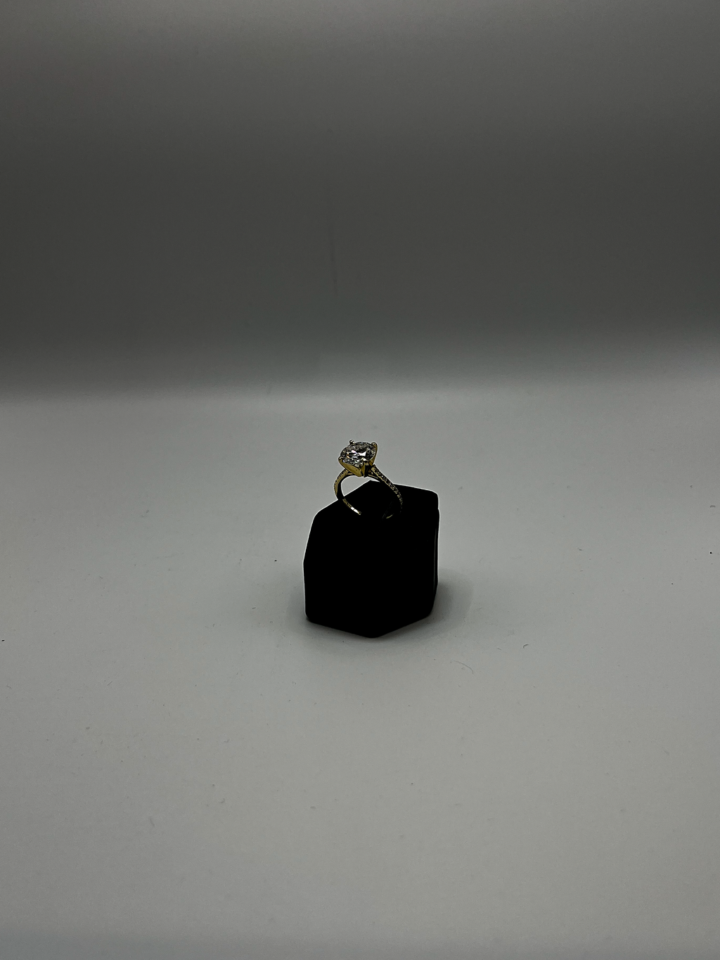 Handmade 14Kt Gold Moissanite & Diamond Halo Ring by Gianni Sechini – 3.51 CT Total Gem Weight