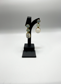 Handmade 18Kt Gold Aqua & Chrysoprase Drop Earrings by Gianni Sechini – Semi-Precious Bezel-Set