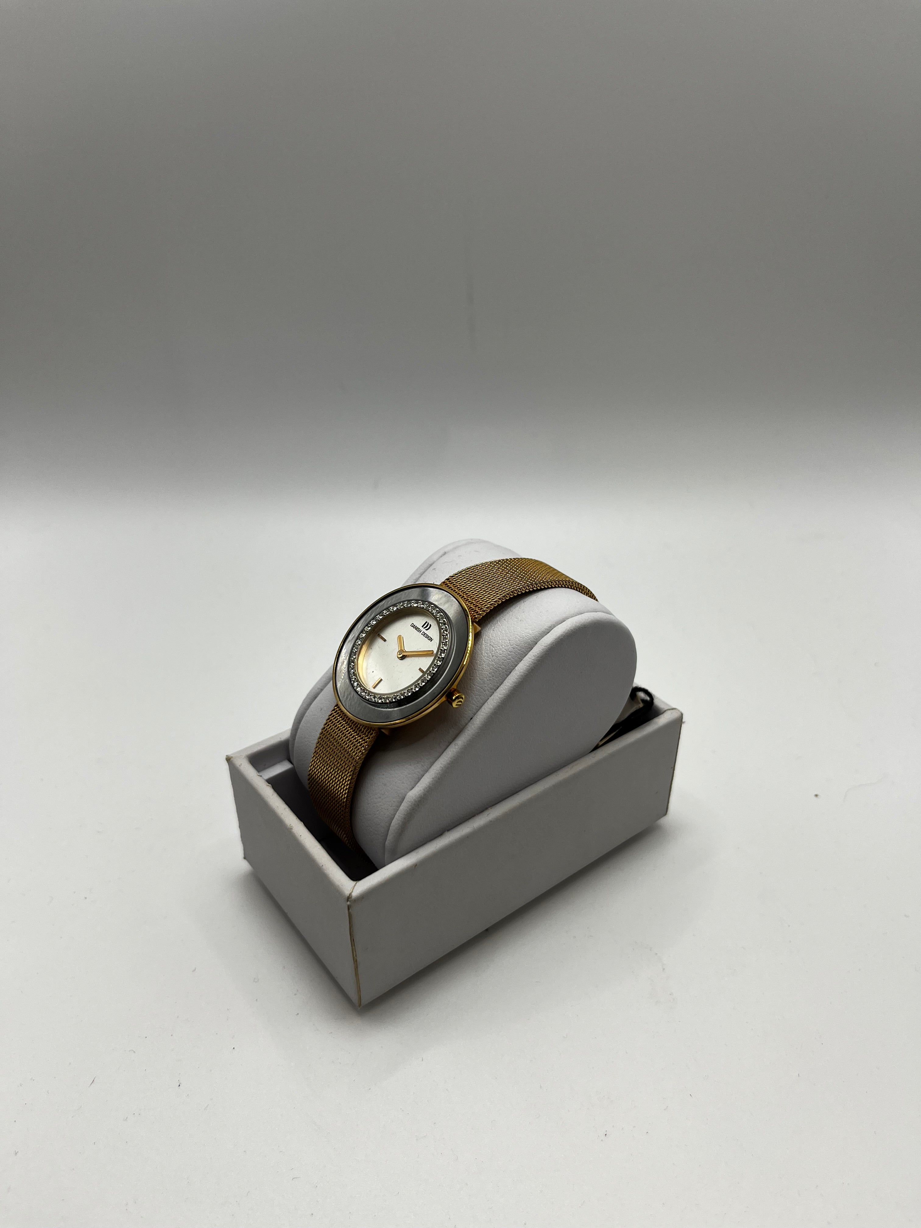 Danish Design Ladies Crystal Bezel Watch