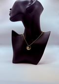 Handmade 18Kt Gold Pave Diamond Wave Pendant Necklace by Gianni Sechini – 0.46 CT G/VS1 Diamonds