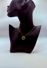 Handmade 18Kt Gold Pave Diamond Mermaid Pendant Necklace by Gianni Sechini – 0.25 CT G/VS1 Diamonds