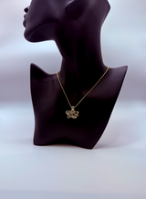 Handmade 14Kt Gold Pave Diamond Octopus Pendant Necklace by Gianni Sechini – 0.27 CT G/VS1 Diamonds