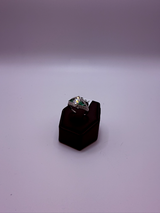 Handmade Platinum Art Deco Marquise Diamond & Emerald Cocktail Ring by Gianni Sechini – 1.24 CT Center Diamond + 0.91 CT Side Gems
