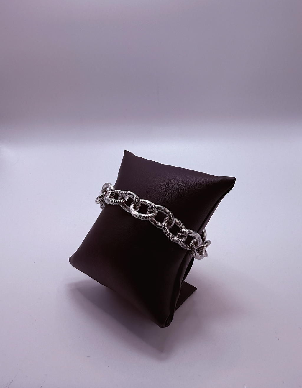 Elegatto Silver Rope Chain Bracelet by Gianni Sechini