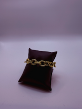 Elegatto Gold Rope Chain Bracelet by Gianni Sechini