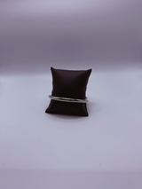 Elegatto Silver Bar Cuff Bracelet by Gianni Sechini