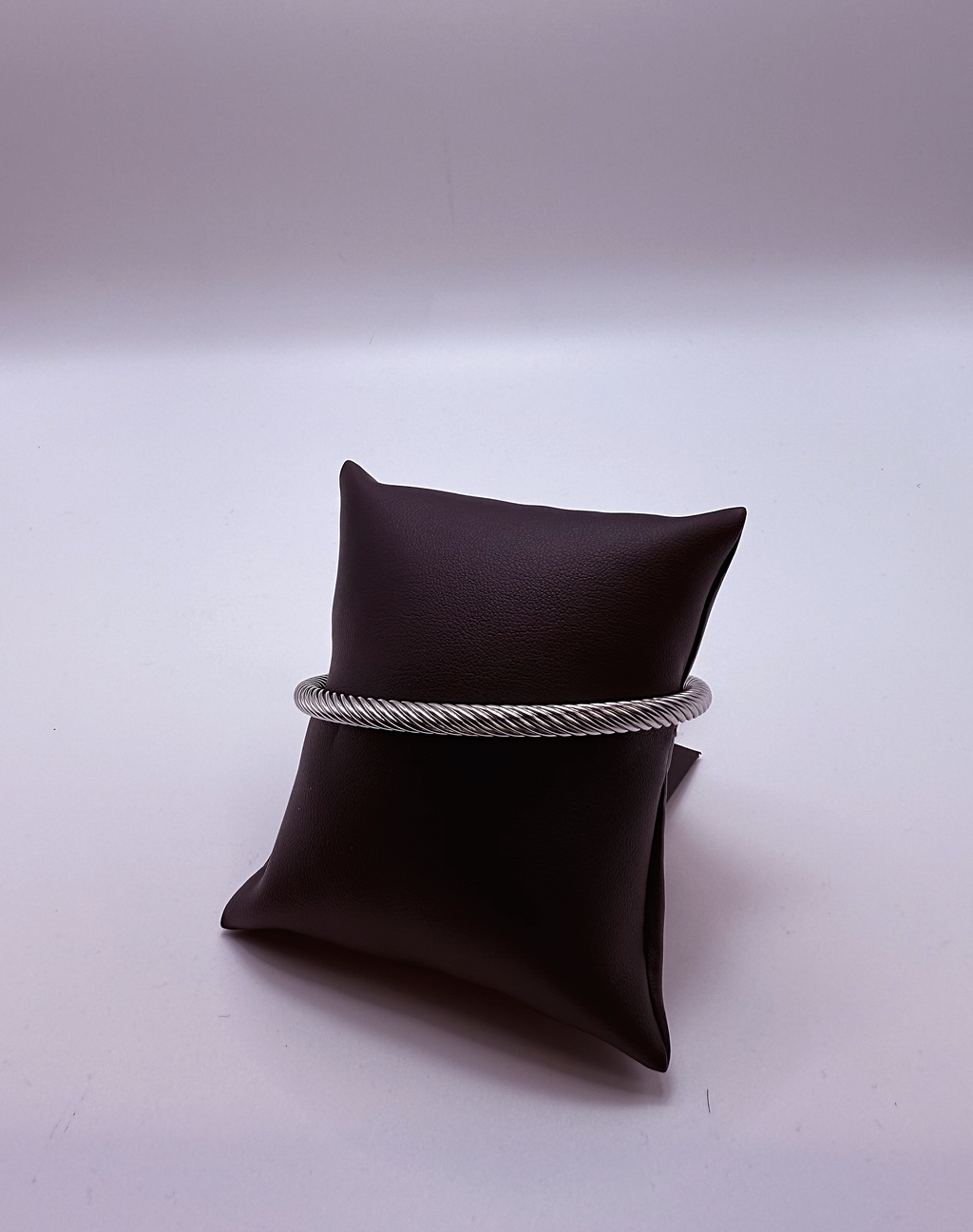 Elegatto Silver Rope Cuff Bracelet by Gianni Sechini