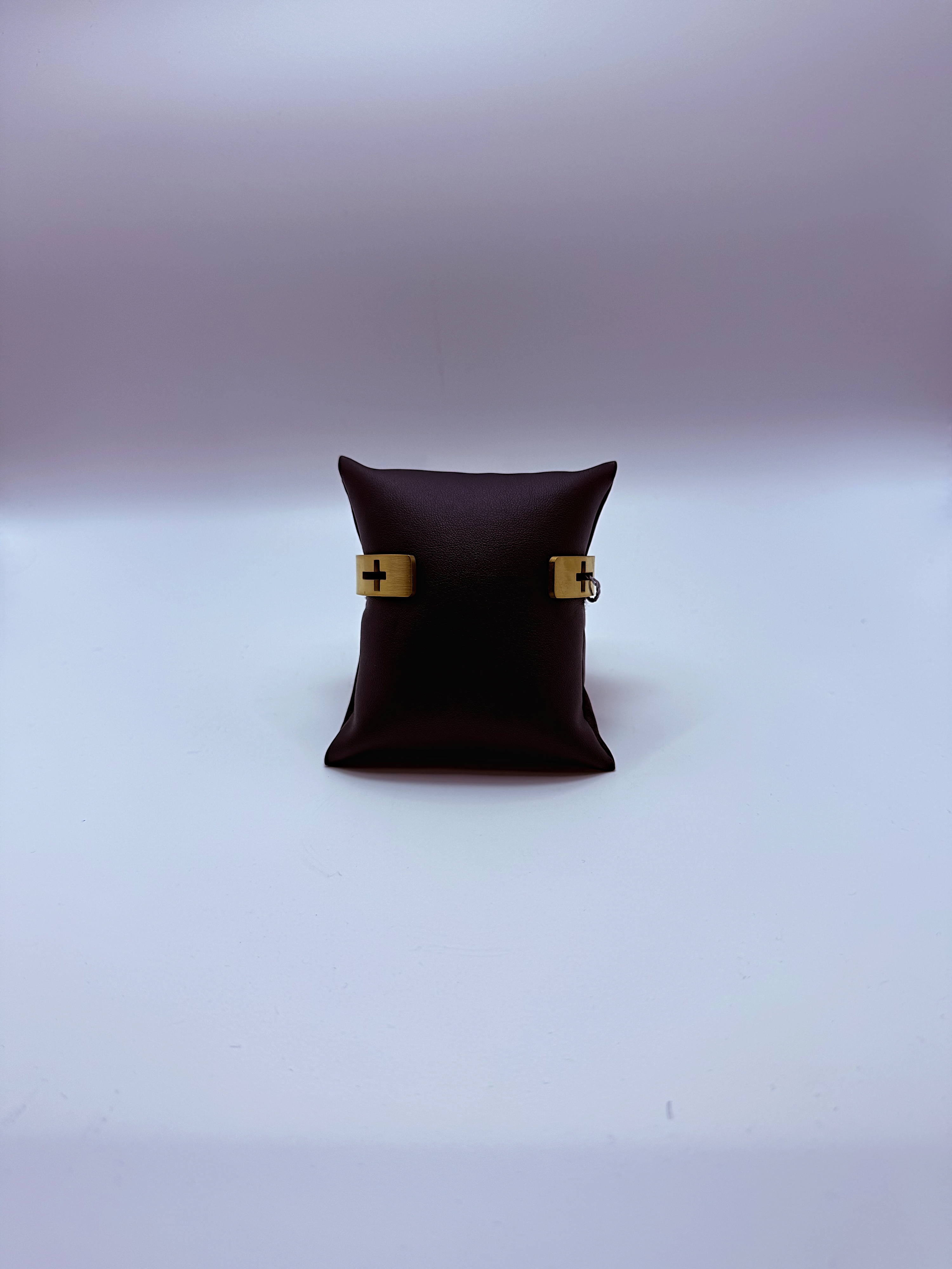 Elegatto Gold Cross Cuff Bracelet by Gianni Sechini