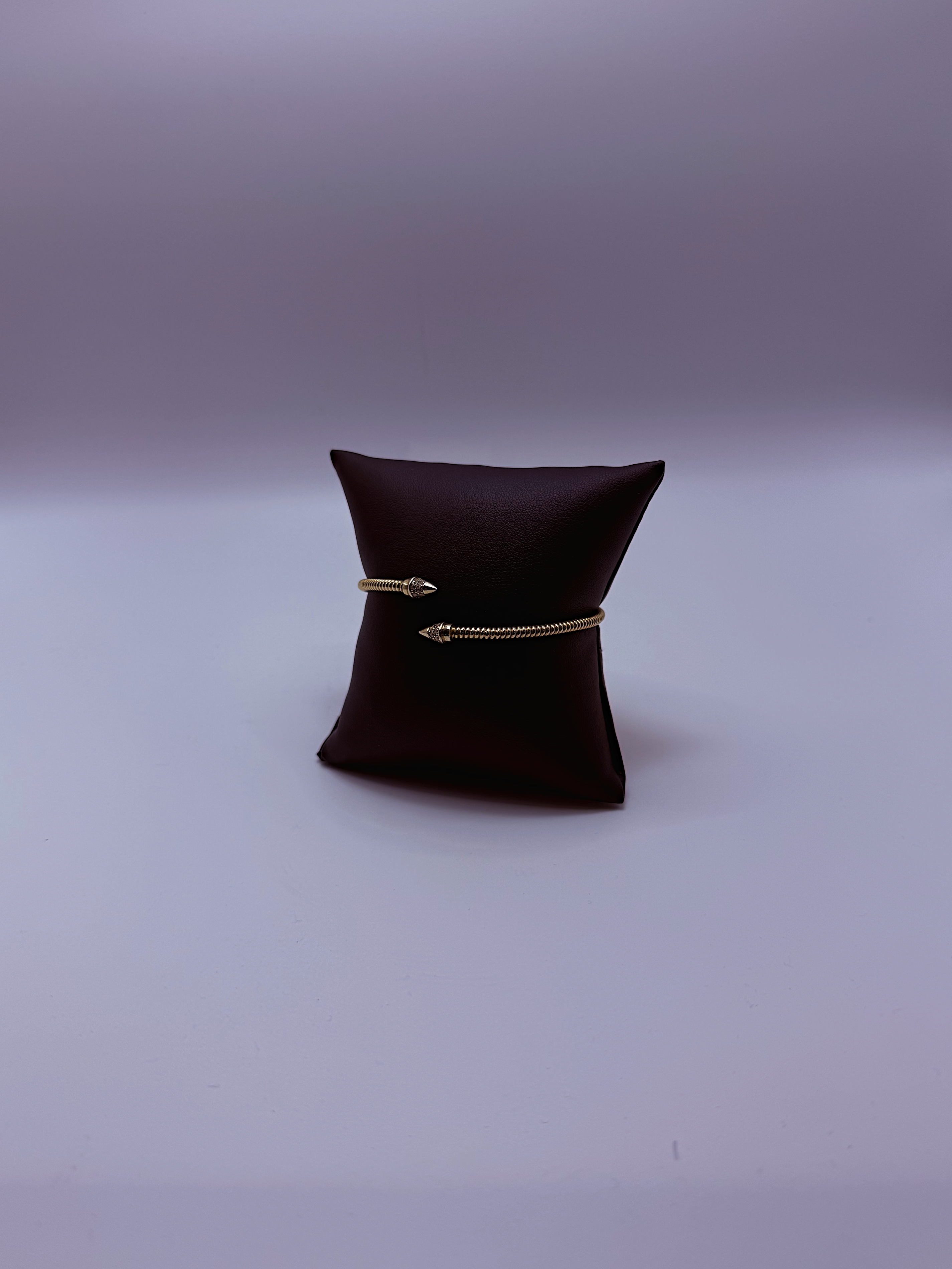 Marcello Pane Gold-Plated Arrow Cuff Bracelet by Gianni Sechini – 18Kt Gold Plating