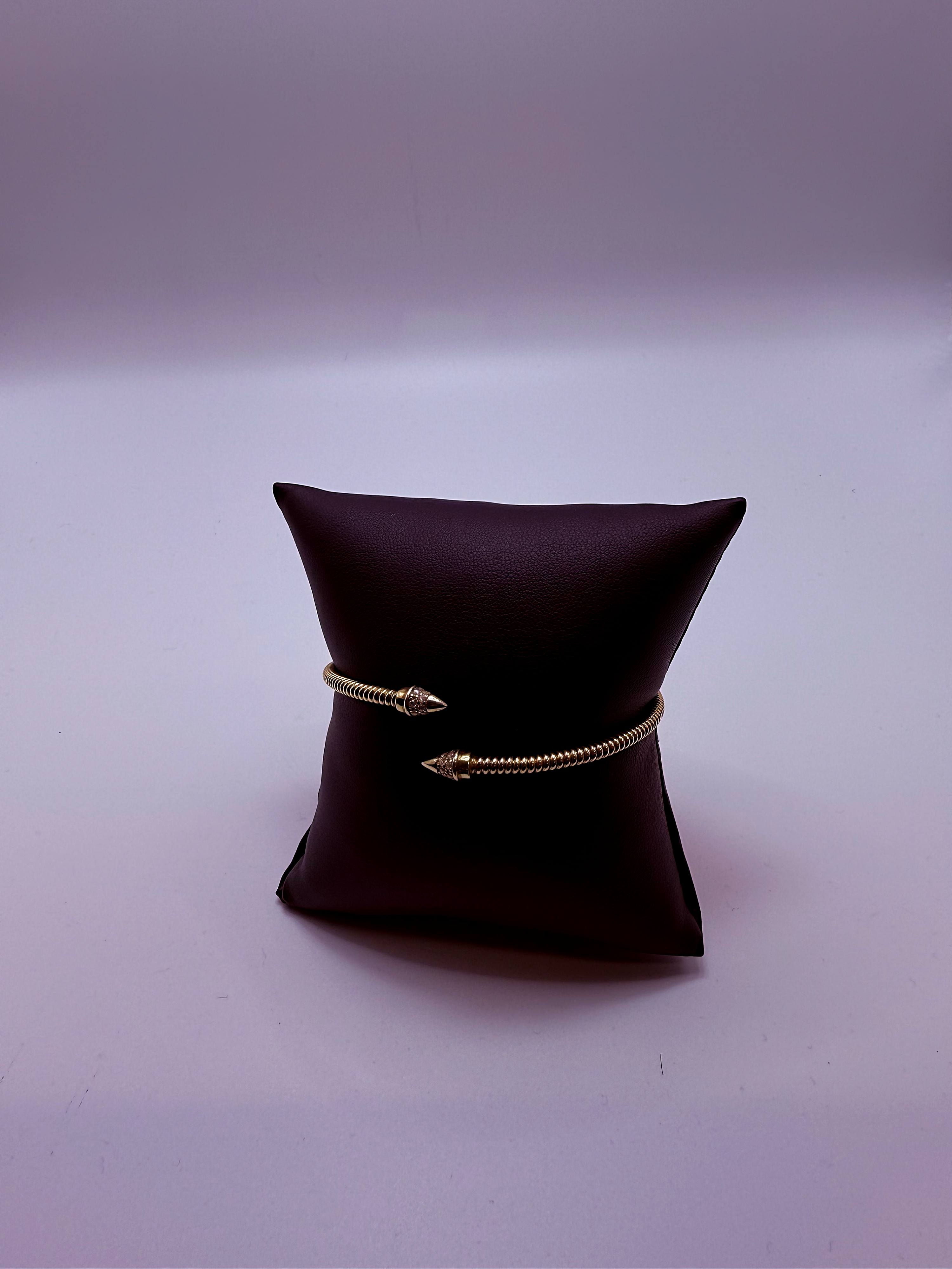 Marcello Pane Gold-Plated Arrow Cuff Bracelet by Gianni Sechini – 18Kt Gold Plating