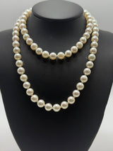 Akoya Pearl Double-Strand Necklace with 14K Gold Clasp