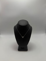 Heart Diamond Pendant Necklace in 14K White Gold by Gianni Sechini
