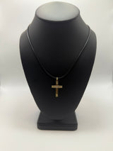 Celtic Cross Pendant Necklace in 14K Yellow Gold by Gianni Sechini